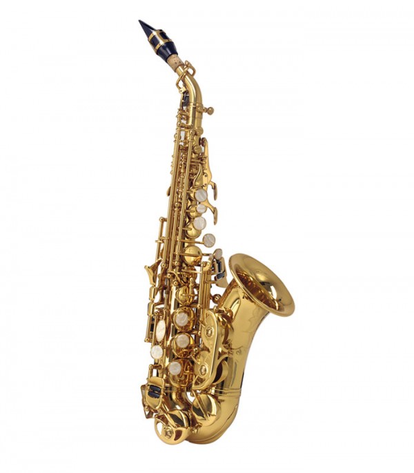 SAXOPHONE SOPRANO COURBE MTP S-300LG + bec ESM + étui sac à dos