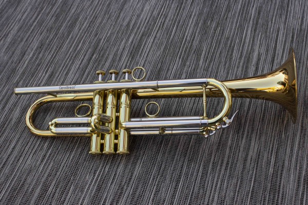 Trompette Carol Brass HEAVY CTR-HW9 [ NEUF !! branche invérsé TWIN maillechort/laiton, Pavilon phosphore bronze]